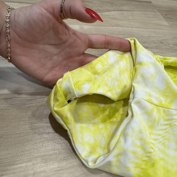 Mikoh Swimwear‎ Moorea One Piece Swimsuit (small) Woven Halter $253 Yellow - Picture 5 of 10